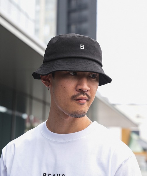 BEAMS HEART(ビームスハート)の「BEAMS HEART / カットソー バケットハット(ハット・メンズ・チャコールグレー/ブラック・FREE)」の3枚目の写真