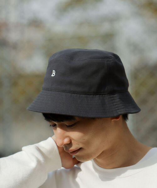 BEAMS HEART(ビームスハート)の「BEAMS HEART / カットソー バケットハット(ハット・メンズ・チャコールグレー/ブラック・FREE)」の5枚目の写真