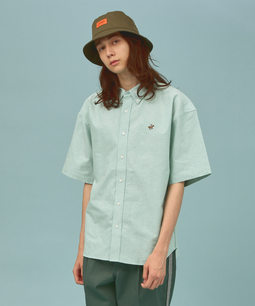 UNIVERSAL OVERALL(ユニバーサルオーバーオール)の「【UNIVERSAL OVERALL/ユニバーサルオーバーオール】TCツイルワンポイント バケットハット(ハット・メンズ・ブラック/ベージュ/グレー/カーキ・フリー)」の19枚目の写真