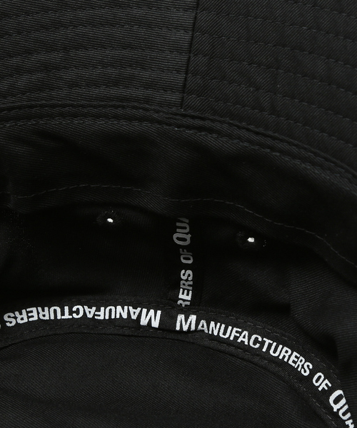 UNIVERSAL OVERALL(ユニバーサルオーバーオール)の「【UNIVERSAL OVERALL/ユニバーサルオーバーオール】TCツイルワンポイント バケットハット(ハット・メンズ・ブラック/ベージュ/グレー/カーキ・フリー)」の7枚目の写真