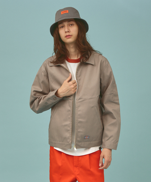 UNIVERSAL OVERALL(ユニバーサルオーバーオール)の「【UNIVERSAL OVERALL/ユニバーサルオーバーオール】TCツイルワンポイント バケットハット(ハット・メンズ・ブラック/ベージュ/グレー/カーキ・フリー)」の10枚目の写真