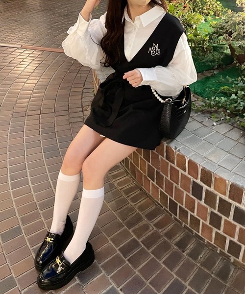one after another NICE CLAUP(ワンアフターアナザーナイスクラップ)の「オーガンジーロングシャツ(シャツ/ブラウス・レディース・ホワイト/グレー/ホワイト系その他/ピンクベージュ・FREE)」の14枚目の写真