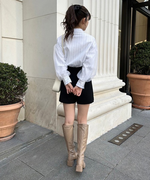 one after another NICE CLAUP(ワンアフターアナザーナイスクラップ)の「オーガンジーロングシャツ(シャツ/ブラウス・レディース・ホワイト/グレー/ホワイト系その他/ピンクベージュ・FREE)」の21枚目の写真