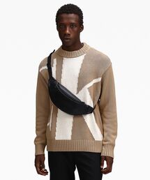 Calvin Klein（カルバン・クライン）の「モノグラムソフトウエストバッグ（ボディバッグ/ウエストポーチ・メンズ）」