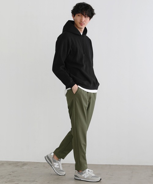 LIL VENDARS(リルヴェンダース)の「4wayストレッチ撥水イージーテーパードパンツ セットアップ対応(スラックス・メンズ・ブラック/オリーブ/チャコール/ベージュ/ネイビー・S/M/L/XL)」の19枚目の写真