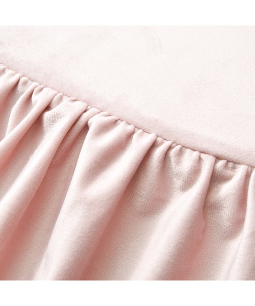 セール】フリル チェアシートクッション ピンク（クッション