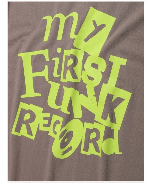 A'GEM/9 × .kom『CAVISH/カビシ』FUNK RECORD SS TEE/ファンキー