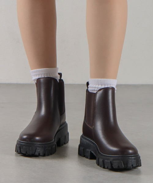 LibertyDoll(リバティードール)の「LibertyDoll/厚底ボリュームソールブーツ(9093/9094)(ブーツ・レディース・ブラック/ブラック系その他/ダークブラウン/ダークブラウン系・36/40/41/37/39/38)」の12枚目の写真