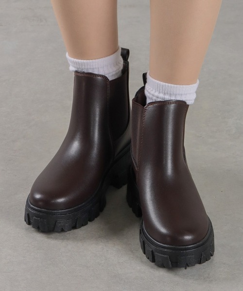 LibertyDoll(リバティードール)の「LibertyDoll/厚底ボリュームソールブーツ(9093/9094)(ブーツ・レディース・ブラック/ブラック系その他/ダークブラウン/ダークブラウン系・36/40/41/37/39/38)」の13枚目の写真
