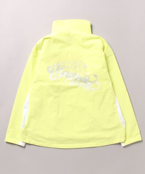 MUNSINGWEAR(マンシングウェア)の「『ENVOY/エンボイ』はっ水ストレッチスマートパディングフルジップブルゾン(ブルゾン・レディース・ホワイト/ライム・XL/L/M)」の8枚目の写真