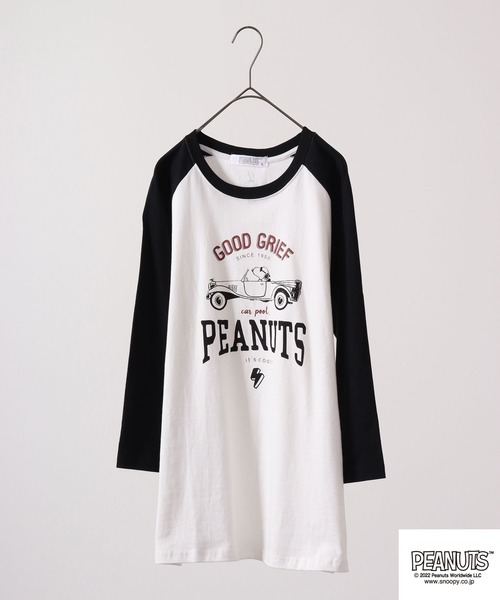 The DUFFER × PEANUTS スヌーピー 7分袖 ラグランシャツ The DUFFER × PEANUTS スヌーピー 7分袖 ラグランシャツ - メルカリ