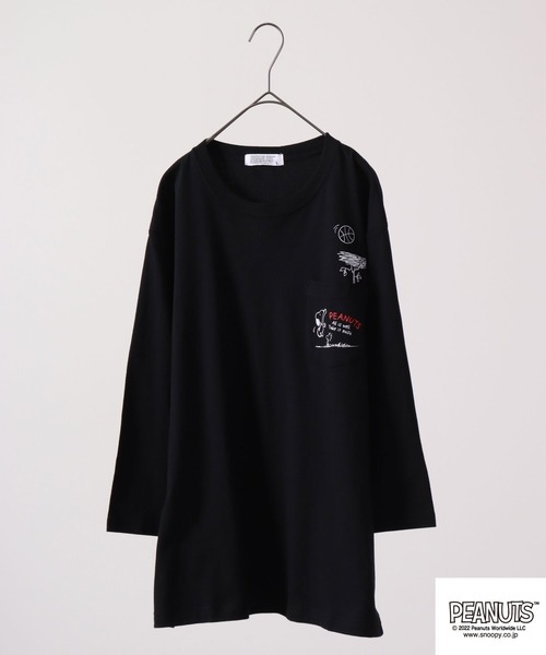 PEANUTS スヌーピー ラグラン7分袖 Tシャツ（Tシャツ/カットソー