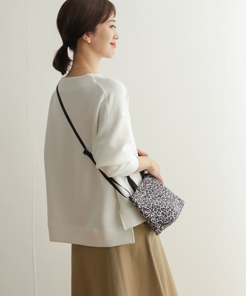 URBAN RESEARCH DOORS（アーバンリサーチドアーズ）の「ライトダンボールニットプルオーバー（Tシャツ/カットソー・レディース・ネイビー/オフホワイト/ブルー・MEDIUM）」の6枚目の写真