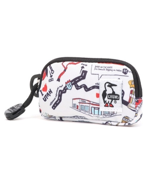 CHUMS（チャムス）の「CHUMS/チャムス コインケース Recycle Coin Case リサイクルコインケース CH60-3572（コインケース・メンズ・ホワイト/レッド/ブルー系その他/ネイビー/ブラック/ブルー/ブラウン/ブラック×ホワイト/グレイッシュベージュ/ブラック系その他/グリーン系その他/カラフル/ホワイト系その他/ブラック系その他2/ライトブルー・FREE）」の3枚目の写真