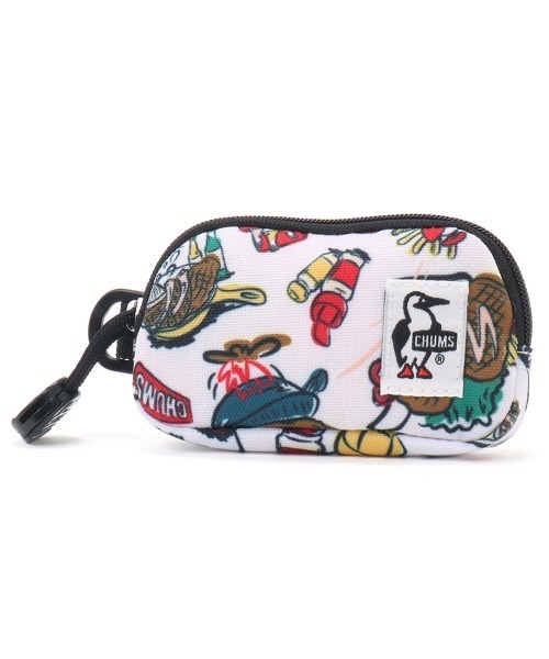 CHUMS（チャムス）の「CHUMS/チャムス コインケース Recycle Coin Case リサイクルコインケース CH60-3572（コインケース・メンズ・ホワイト/レッド/ブルー系その他/ネイビー/ブラック/ブルー/ブラウン/ブラック×ホワイト/グレイッシュベージュ/ブラック系その他/グリーン系その他/カラフル/ホワイト系その他/ブラック系その他2/ライトブルー・FREE）」の2枚目の写真