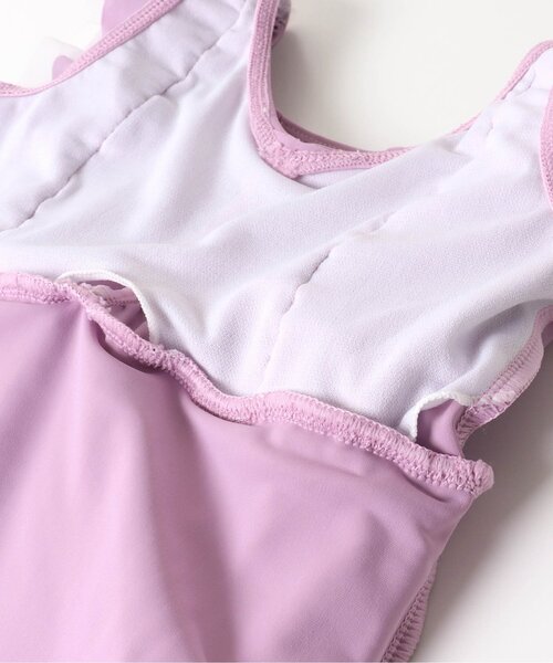 BREEZE(ブリーズ)の「【UVカット】チュールフリルワンピース水着(水着・キッズ・ミント/ピンク・110/130/120/80/90/140/100)」の8枚目の写真