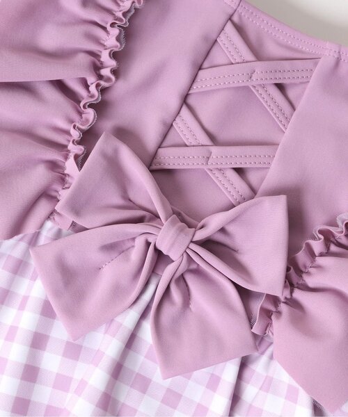 BREEZE(ブリーズ)の「【UVカット】チュールフリルワンピース水着(水着・キッズ・ミント/ピンク・110/130/120/80/90/140/100)」の16枚目の写真