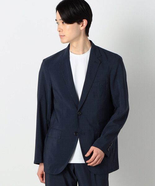 COMME CA ISM（コムサイズム）の「【セットアップ対応】洗える リネンライク  ジャケット（テーラードジャケット・メンズ・ネイビー/カーキ/ブラック・SMALL/MEDIUM/LARGE/X-LARGE）」の6枚目の写真