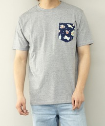 半袖ポケットプリントTシャツ