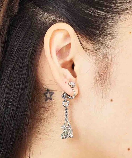 X-girl（エックスガール）の「STAR EAR CLIPS（イヤリング・レディース・ブルー/クリア/イエロー・ONE SIZE）」の10枚目の写真