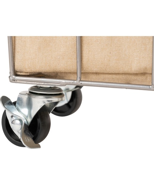 BRID（ブリッド）の「.ブリッド スタッキングバスケット 2段 収納 / BRID STACKING BASKET with CASTER WASHABLE COVER［02］（収納グッズ・レディース・ホワイト/ライトグレー/ベージュ/ブラウン/ダークグレー・ONE SIZE）」の7枚目の写真