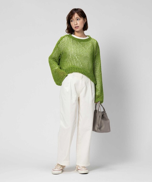 SOMETHING（サムシング）の「SOMETHING(サムシング)チノタックトラウザーパンツ（その他パンツ・レディース・キナリ・XS/M/S）」の13枚目の写真