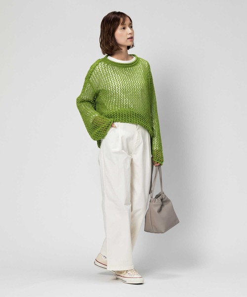 SOMETHING（サムシング）の「SOMETHING(サムシング)チノタックトラウザーパンツ（その他パンツ・レディース・キナリ・XS/M/S）」の14枚目の写真