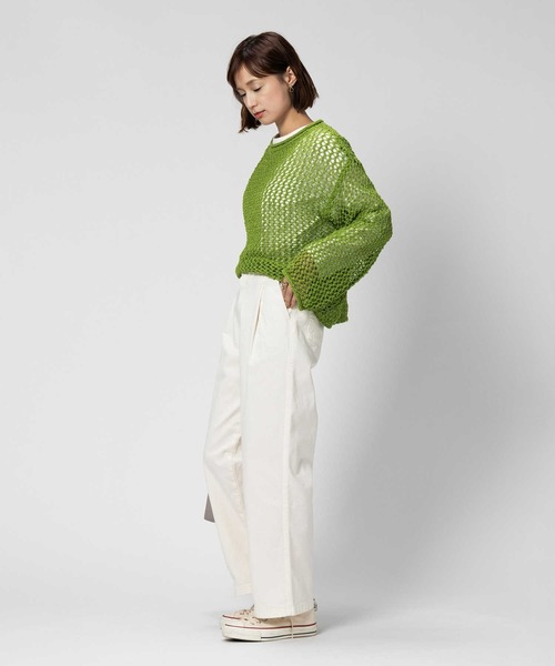 SOMETHING（サムシング）の「SOMETHING(サムシング)チノタックトラウザーパンツ（その他パンツ・レディース・キナリ・XS/M/S）」の15枚目の写真