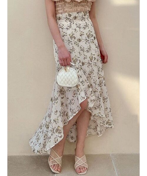 dazzlin(ダズリン)の「morning gloryヘムスカート(スカート・レディース・イエロー/ブルー/グリーン・SMALL/MEDIUM)」の1枚目の写真