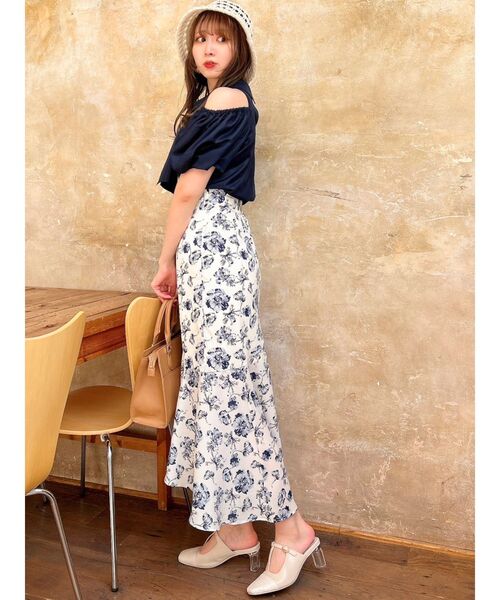 dazzlin(ダズリン)の「morning gloryヘムスカート(スカート・レディース・イエロー/ブルー/グリーン・SMALL/MEDIUM)」の12枚目の写真