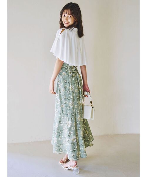 dazzlin(ダズリン)の「morning gloryヘムスカート(スカート・レディース・イエロー/ブルー/グリーン・SMALL/MEDIUM)」の7枚目の写真