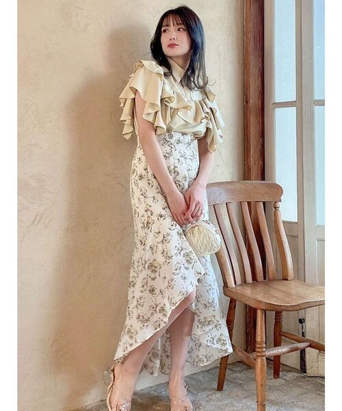 dazzlin(ダズリン)の「morning gloryヘムスカート(スカート・レディース・イエロー/ブルー/グリーン・SMALL/MEDIUM)」の16枚目の写真