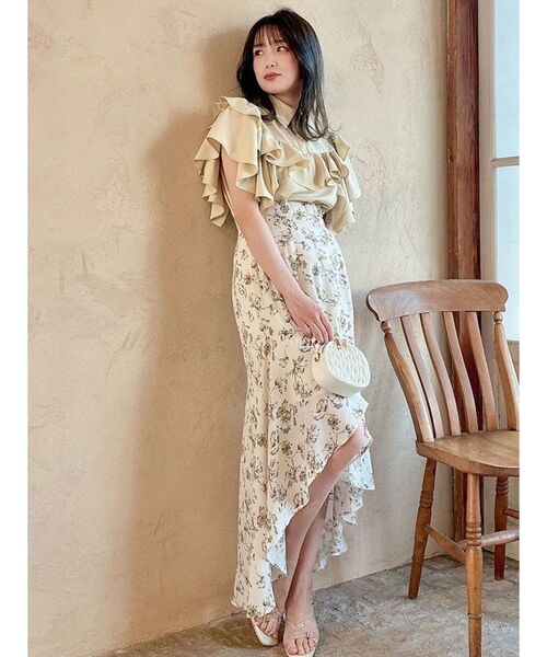 dazzlin(ダズリン)の「morning gloryヘムスカート(スカート・レディース・イエロー/ブルー/グリーン・SMALL/MEDIUM)」の18枚目の写真