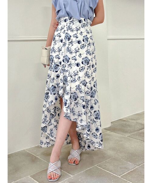 dazzlin(ダズリン)の「morning gloryヘムスカート(スカート・レディース・イエロー/ブルー/グリーン・SMALL/MEDIUM)」の3枚目の写真