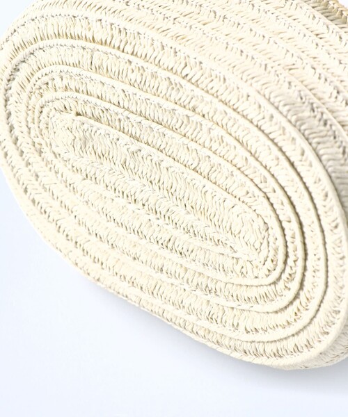 BRANSHES(ブランシェス)の「お花モチーフ付き2WAYバッグ(かごバッグ・キッズ・ベージュ・FREE)」の6枚目の写真