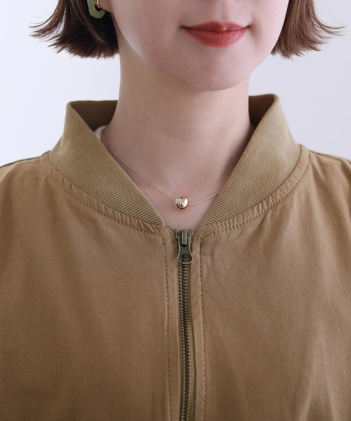 ElegChic(エレグシック)の「パフスリーブ ロング丈MA-1(MA-1・レディース・ブラック/ベージュ/ライトカーキ・M/XL/4L)」の15枚目の写真