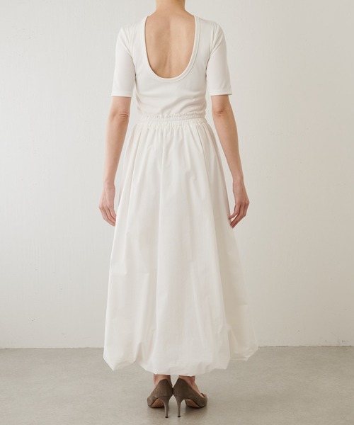 Whim Gazette(ウィムガゼット)の「【THE PAUSE】ドッキングバルーンワンピース(ワンピース・レディース・ブラック/オフホワイト・FREE)」の14枚目の写真