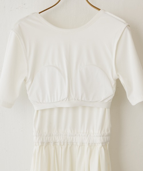 Whim Gazette(ウィムガゼット)の「【THE PAUSE】ドッキングバルーンワンピース(ワンピース・レディース・ブラック/オフホワイト・FREE)」の19枚目の写真