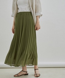 SALON adam et rope'（サロン アダム エ ロペ）の「【WEB限定】【手洗い可能】シフォンシアープリーツスカート（スカート・レディース）」