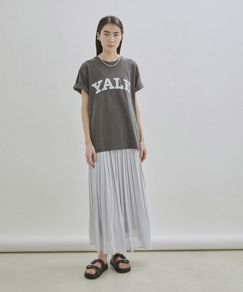 SALON adam et rope'(サロン アダム エ ロペ)の「【WEB限定】【手洗い可能】シフォンシアープリーツスカート(スカート・レディース・ライトグレー/カーキ/ブルー系その他3・FREE)」の13枚目の写真