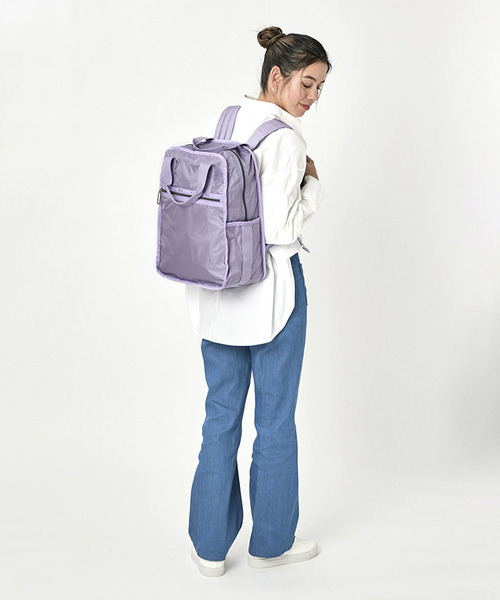 LeSportsac（レスポートサック）の「CR URBAN BACKPACK パープルローズ