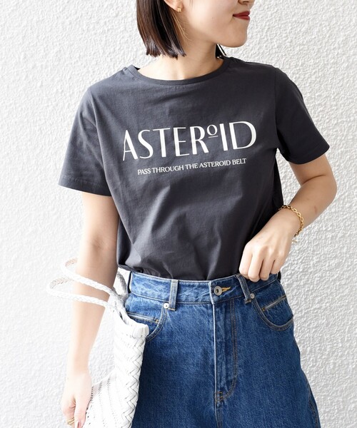 SHIPS（シップス）の「* オーガニックコットン 2パターン ロゴ TEE◆（Tシャツ/カットソー・レディース・ダークグレー/ライトピンク/ピンク/ライトホワイト/ホワイト/チャコールグレー・ONE SIZE）」の4枚目の写真