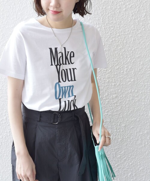 SHIPS（シップス）の「* オーガニックコットン 2パターン ロゴ TEE◆（Tシャツ/カットソー・レディース・ダークグレー/ライトピンク/ピンク/ライトホワイト/ホワイト/チャコールグレー・ONE SIZE）」の18枚目の写真