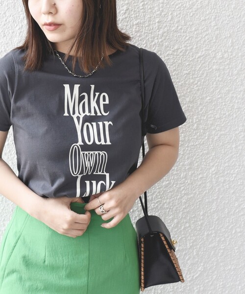 SHIPS（シップス）の「* オーガニックコットン 2パターン ロゴ TEE◆（Tシャツ/カットソー・レディース・ダークグレー/ライトピンク/ピンク/ライトホワイト/ホワイト/チャコールグレー・ONE SIZE）」の20枚目の写真