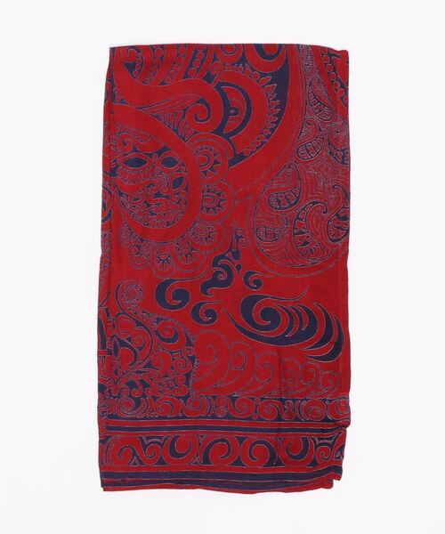 チャイハネ（チャイハネ）の「【チャイハネ】トライバルストール（ストール/ショール・レディース・ブラック/アイボリー/ホワイト/カーキ/オレンジ/ピンク/レッド/イエロー/ブルー/グリーン/パープル/ネイビー/ブラウン/オレンジ系その他/ライトブルー・FREE）」の8枚目の写真