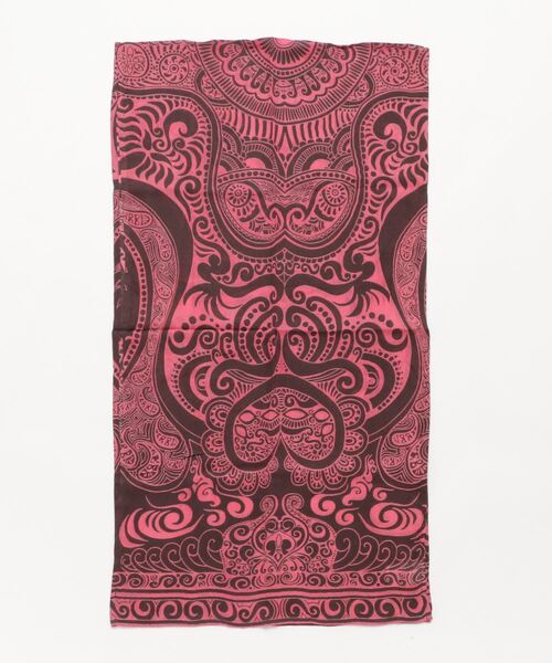 チャイハネ（チャイハネ）の「【チャイハネ】トライバルストール（ストール/ショール・レディース・ブラック/アイボリー/ホワイト/カーキ/オレンジ/ピンク/レッド/イエロー/ブルー/グリーン/パープル/ネイビー/ブラウン/オレンジ系その他/ライトブルー・FREE）」の13枚目の写真