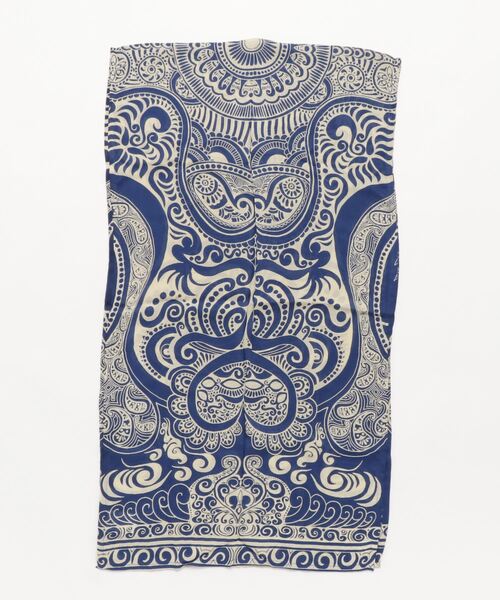 チャイハネ（チャイハネ）の「【チャイハネ】トライバルストール（ストール/ショール・レディース・ブラック/アイボリー/ホワイト/カーキ/オレンジ/ピンク/レッド/イエロー/ブルー/グリーン/パープル/ネイビー/ブラウン/オレンジ系その他/ライトブルー・FREE）」の9枚目の写真