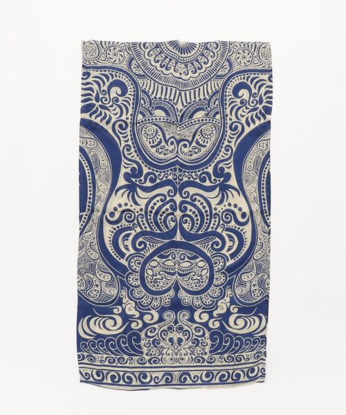 チャイハネ（チャイハネ）の「【チャイハネ】トライバルストール（ストール/ショール・レディース・ブラック/アイボリー/ホワイト/カーキ/オレンジ/ピンク/レッド/イエロー/ブルー/グリーン/パープル/ネイビー/ブラウン/オレンジ系その他/ライトブルー・FREE）」の17枚目の写真