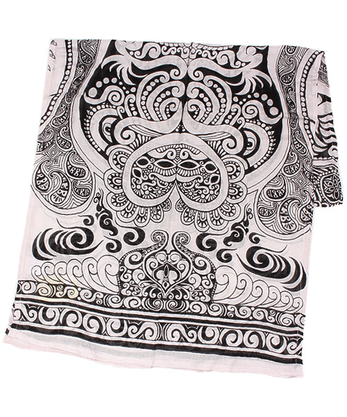 チャイハネ（チャイハネ）の「【チャイハネ】トライバルストール（ストール/ショール・レディース・ブラック/アイボリー/ホワイト/カーキ/オレンジ/ピンク/レッド/イエロー/ブルー/グリーン/パープル/ネイビー/ブラウン/オレンジ系その他/ライトブルー・FREE）」の20枚目の写真