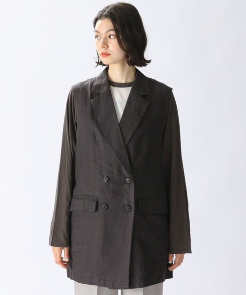 niko and（ニコアンド）の「FINEリネンベスト（ベスト）」 - WEAR